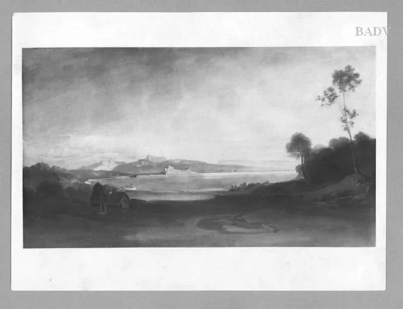 Paesaggio meridionale con un lago - Führermuseum